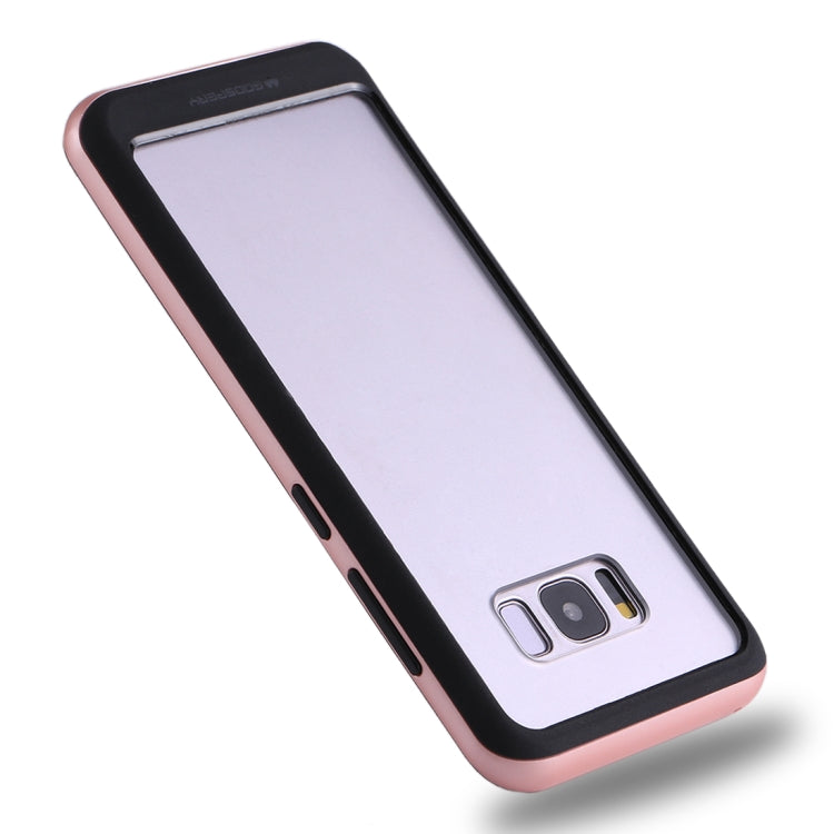 GOOSPERY New Bumper X for Galaxy S8+ / G955 PC + TPU Shockproof Hard Protective Back Case