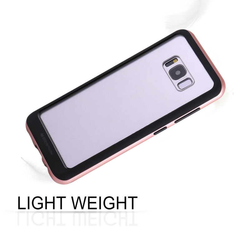 GOOSPERY New Bumper X for Galaxy S8+ / G955 PC + TPU Shockproof Hard Protective Back Case