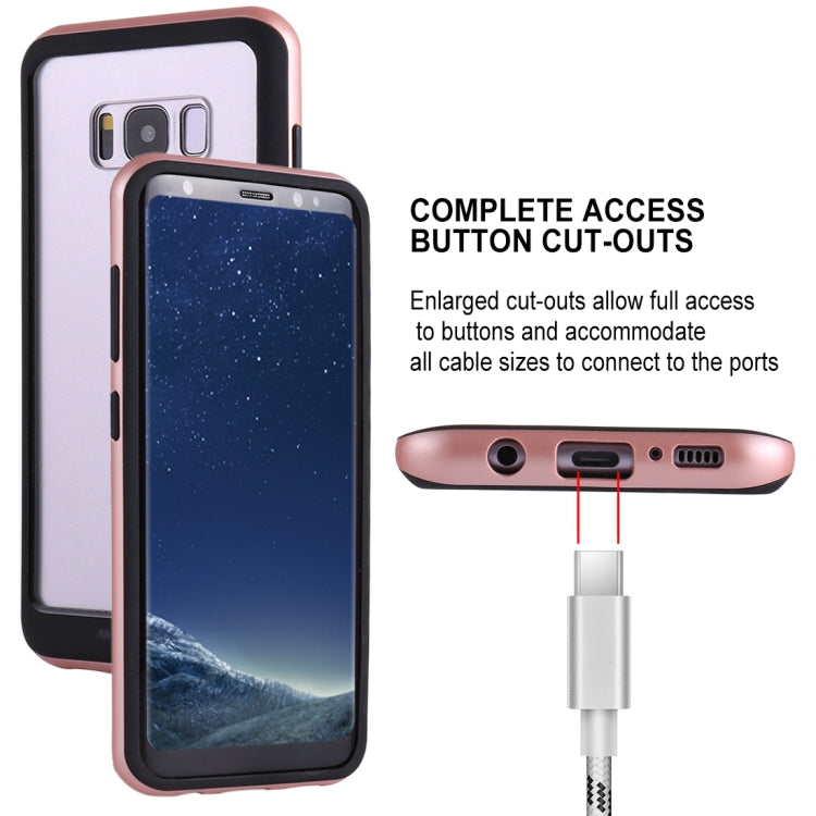 GOOSPERY New Bumper X for Galaxy S8+ / G955 PC + TPU Shockproof Hard Protective Back Case