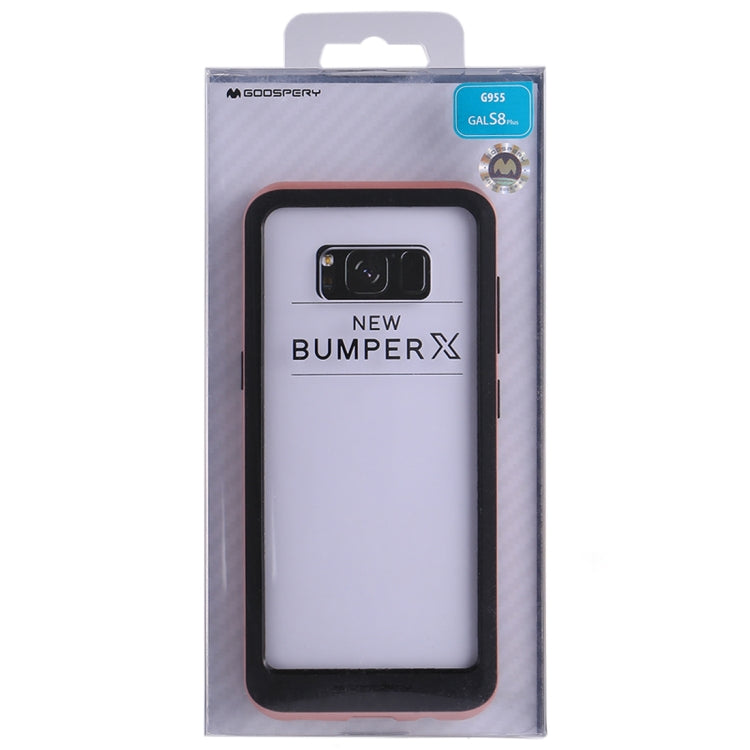 GOOSPERY New Bumper X for Galaxy S8+ / G955 PC + TPU Shockproof Hard Protective Back Case
