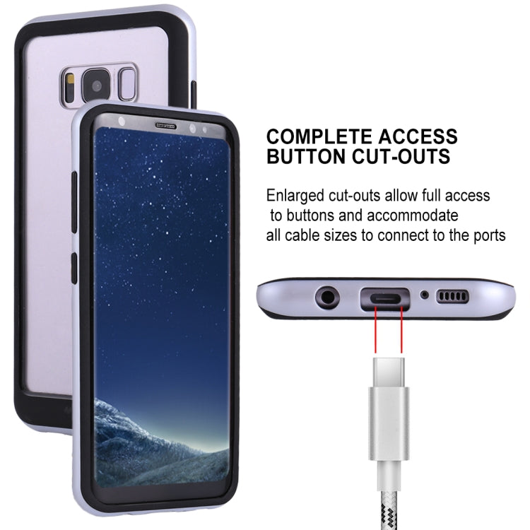 GOOSPERY New Bumper X for Galaxy S8+ / G955 PC + TPU Shockproof Hard Protective Back Case