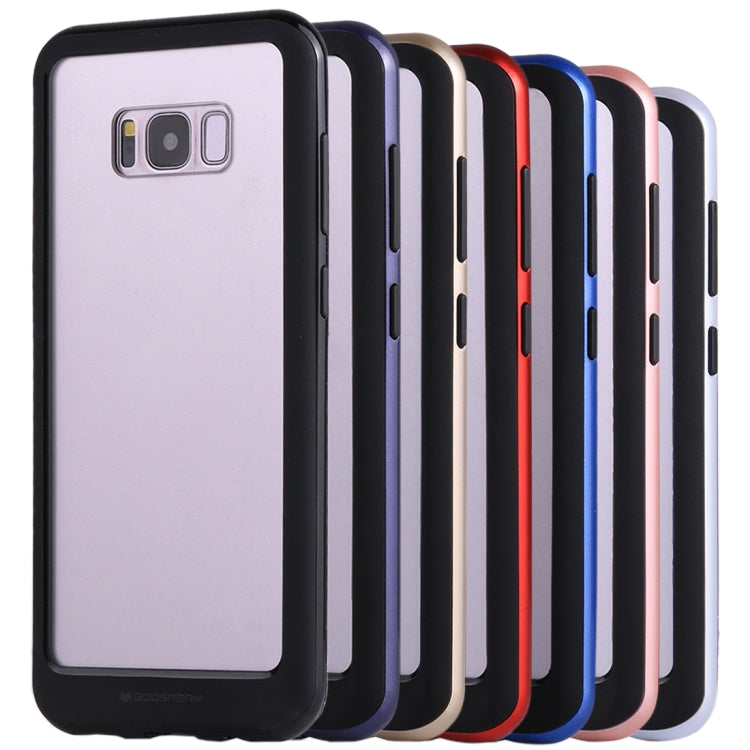 GOOSPERY New Bumper X for Galaxy S8+ / G955 PC + TPU Shockproof Hard Protective Back Case