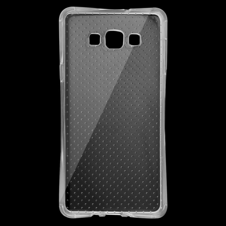For Galaxy A7 / A700 Shock-resistant Cushion TPU Protective Case(Transparent)
