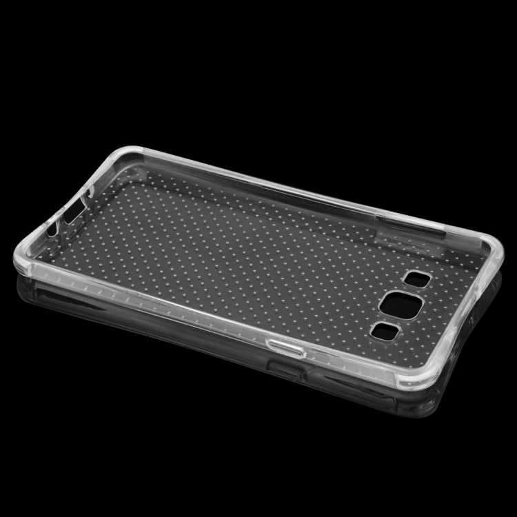 For Galaxy A7 / A700 Shock-resistant Cushion TPU Protective Case(Transparent)