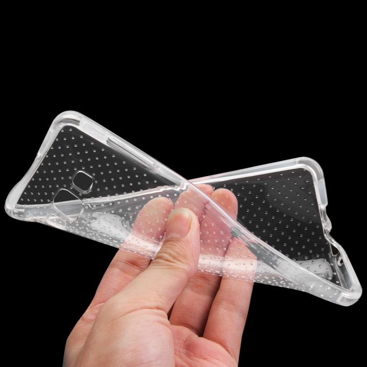 For Galaxy A7 / A700 Shock-resistant Cushion TPU Protective Case(Transparent)