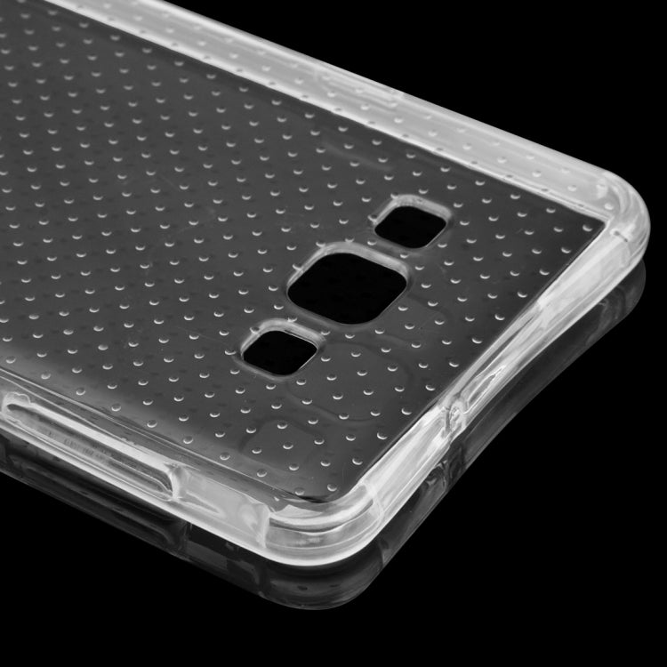 For Galaxy A7 / A700 Shock-resistant Cushion TPU Protective Case(Transparent)