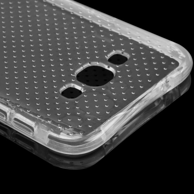 For Galaxy A8 / A800 Shock-resistant Cushion TPU Protective Case(Transparent)