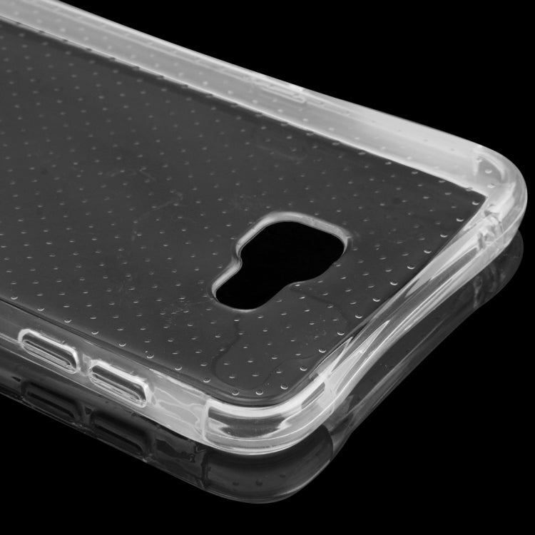 For Galaxy A9 / A900 Shock-resistant Cushion TPU Protective Case(Transparent)