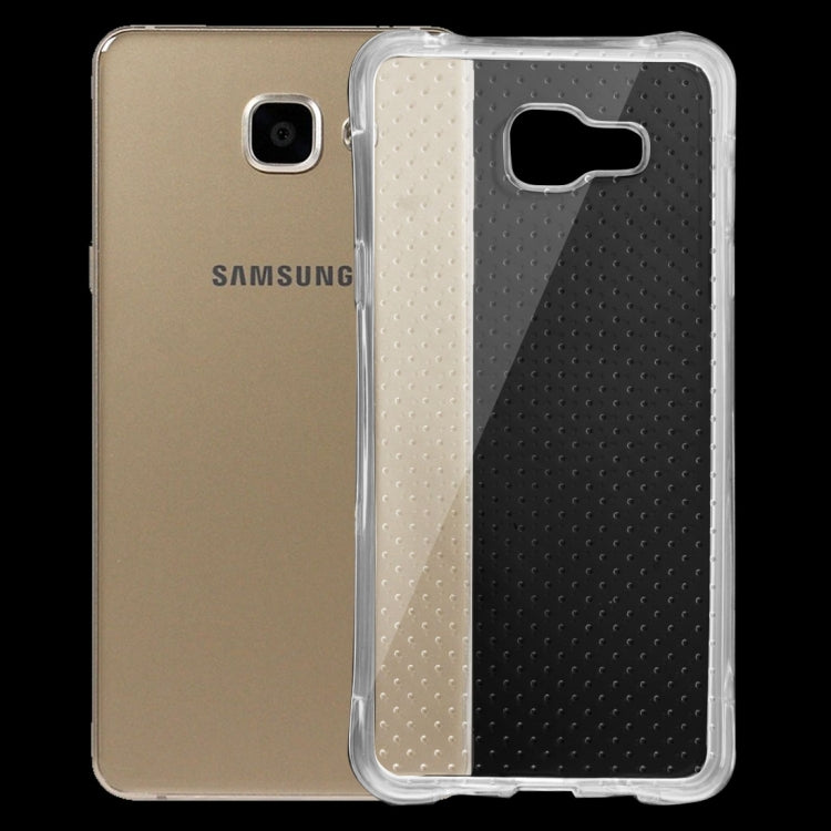 For Galaxy A5 (2016) / A510 Shock-resistant Cushion TPU Protective Case(Transparent)