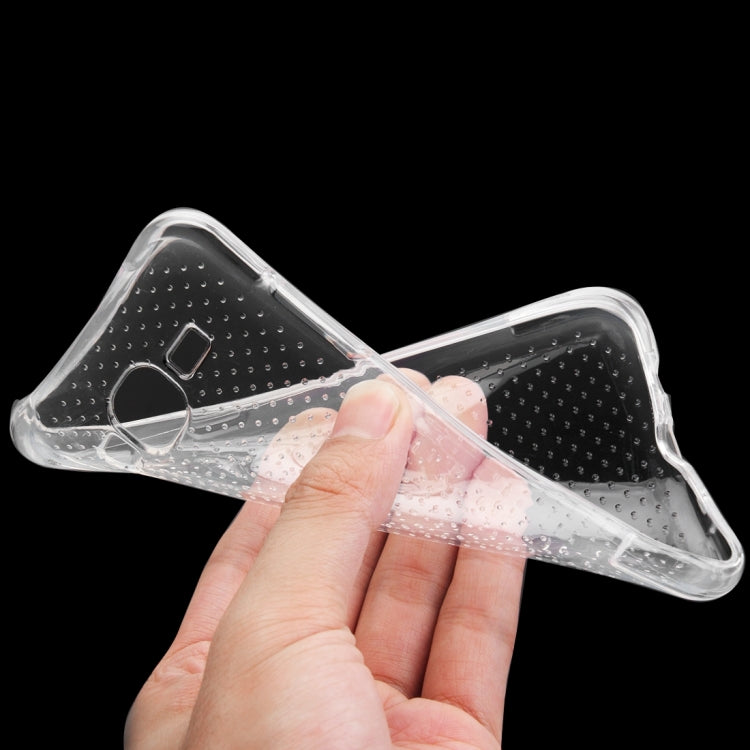 For Galaxy J5 / J500 Shock-resistant Cushion TPU Protective Case(Transparent)