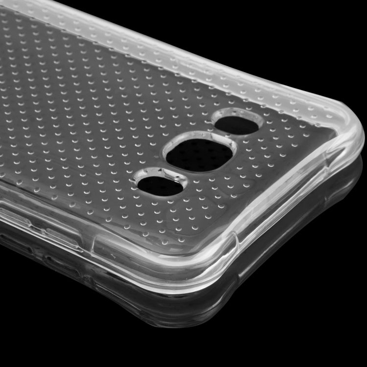 For Galaxy J5 (2016) / J510 Shock-resistant Cushion TPU Protective Case(Transparent)
