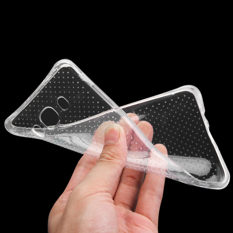 For Galaxy J7 (2016)/ J710 Shock-resistant Cushion TPU Protective Case(Transparent)