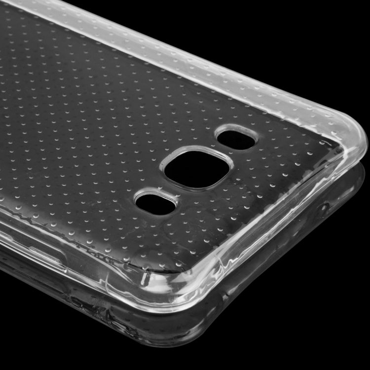 For Galaxy J7 (2016)/ J710 Shock-resistant Cushion TPU Protective Case(Transparent)