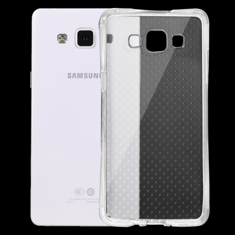 For Galaxy A5 / A500 Shock-resistant Cushion TPU Protective Case(Transparent)