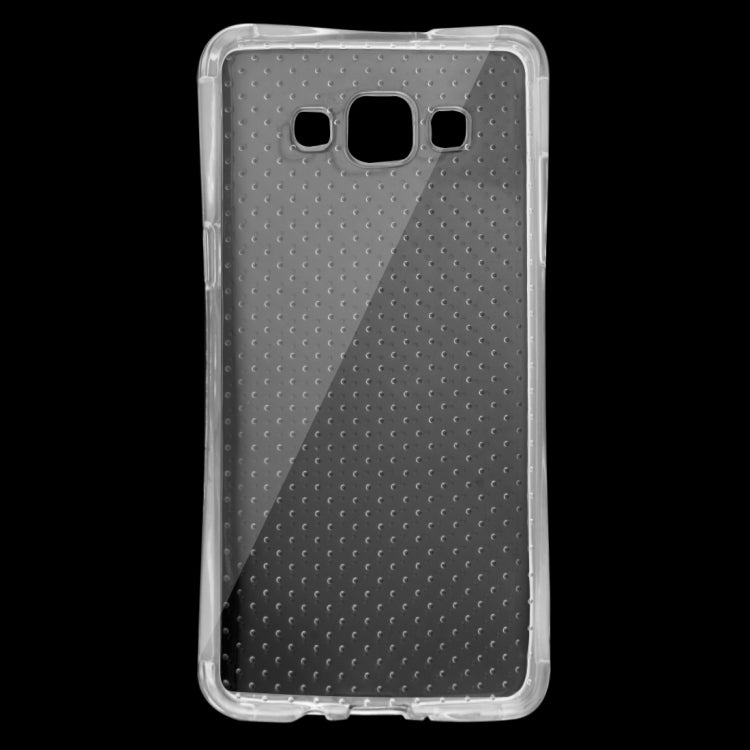 For Galaxy A5 / A500 Shock-resistant Cushion TPU Protective Case(Transparent)