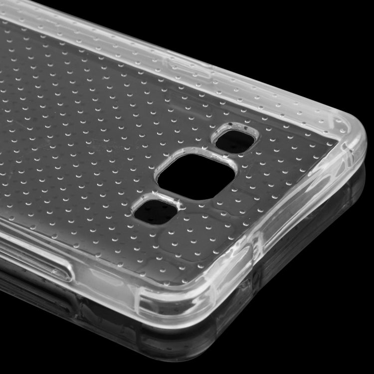 For Galaxy A5 / A500 Shock-resistant Cushion TPU Protective Case(Transparent)