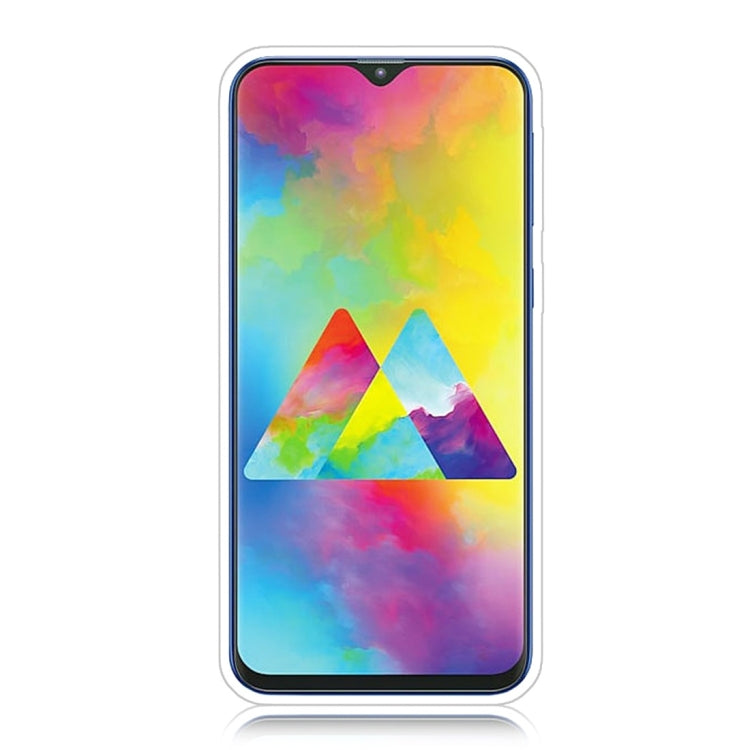 Glittery Powder Shockproof TPU Protective Case for Galaxy M30, with 360 Degree Rotation Ring Holder