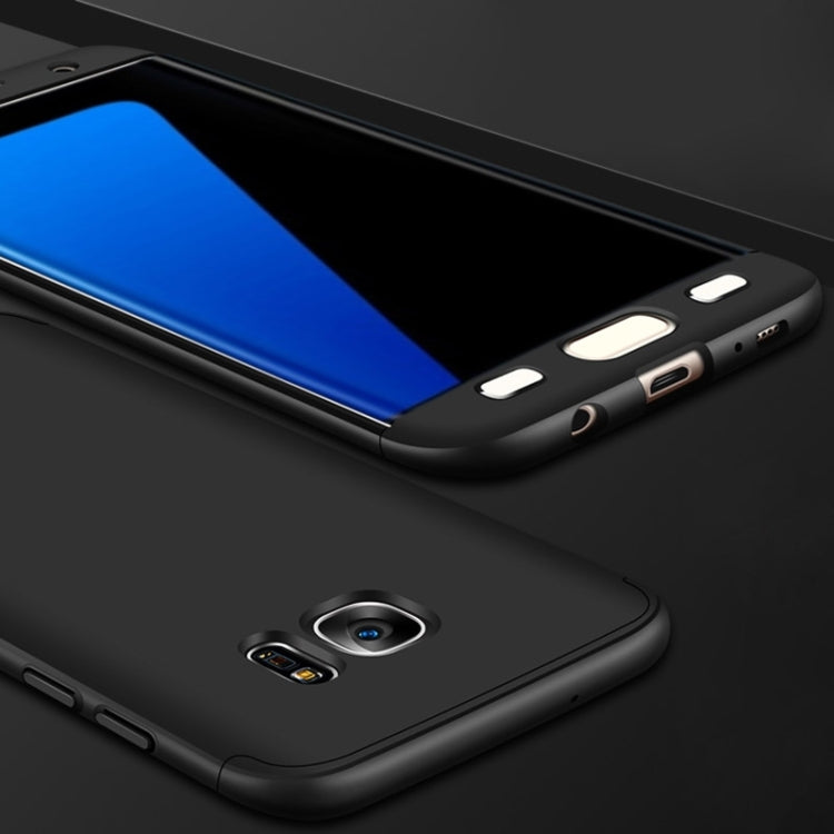 GKK for Galaxy S7 Edge PC Three - paragraph Shield 360 Degrees Full Coverage Protective Case Back Cover