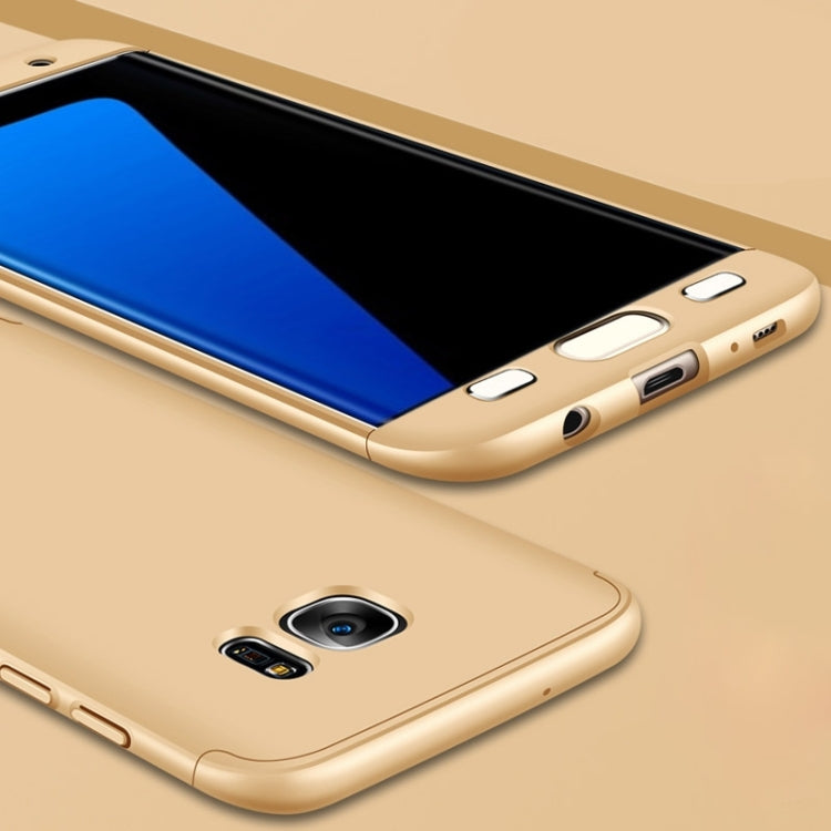 GKK for Galaxy S7 Edge PC Three - paragraph Shield 360 Degrees Full Coverage Protective Case Back Cover