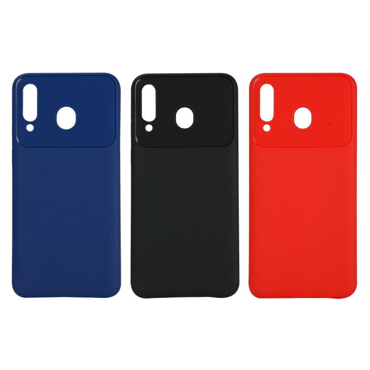 Beetle Series Shockproof TPU Case for Galaxy M30 (Red)