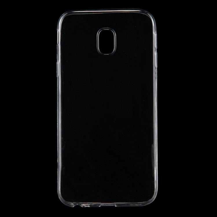 0.75mm Ultra-thin Transparent TPU Protective Case for Samsung Galaxy J3 (2017) / J330 (EU Version) (Transparent)