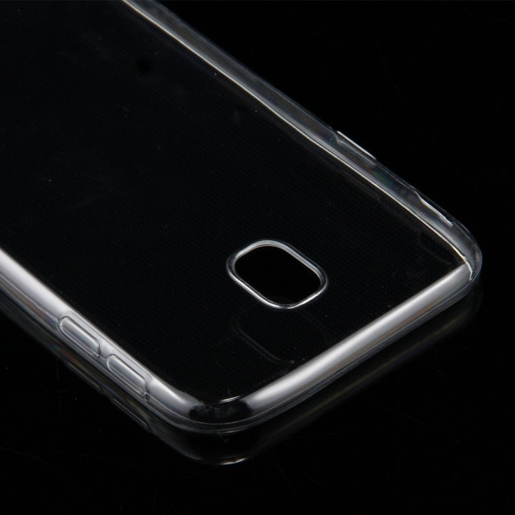0.75mm Ultra-thin Transparent TPU Protective Case for Samsung Galaxy J3 (2017) / J330 (EU Version) (Transparent)