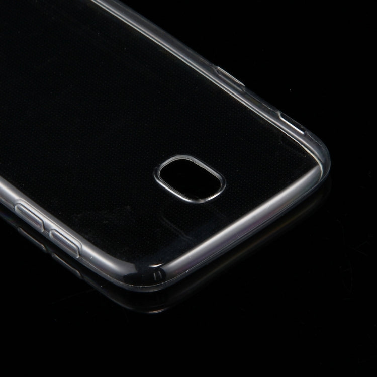 For Galaxy J5 (2017) / J530 (EU Version)  0.75mm Ultra-thin Transparent TPU Protective Case(Transparent)
