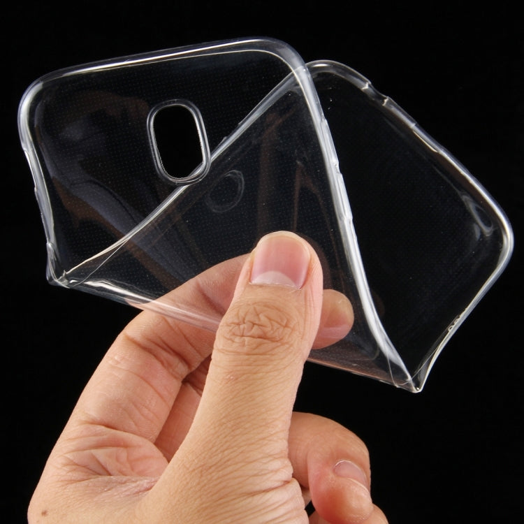 50 PCS 0.75mm Ultra-thin Transparent TPU Protective Case for Galaxy J5 (2017) / J530 (EU Version)