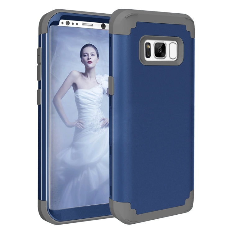 For Galaxy S8 Dropproof 3 in 1 No gap in the middle Silicone sleeve for mobile phone