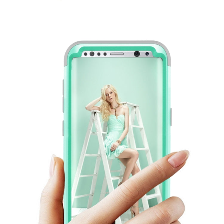 For Galaxy S8 Dropproof 3 in 1 No gap in the middle Silicone sleeve for mobile phone