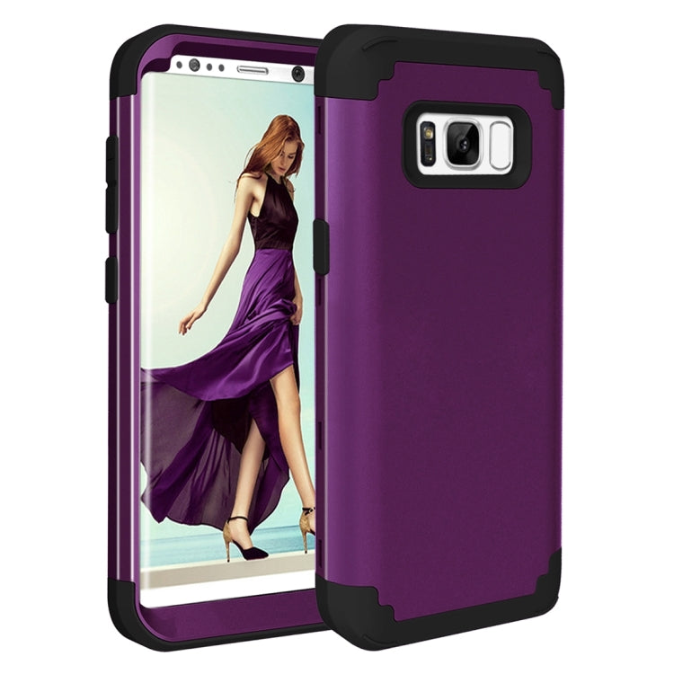 For Galaxy S8 Dropproof 3 in 1 No gap in the middle Silicone sleeve for mobile phone