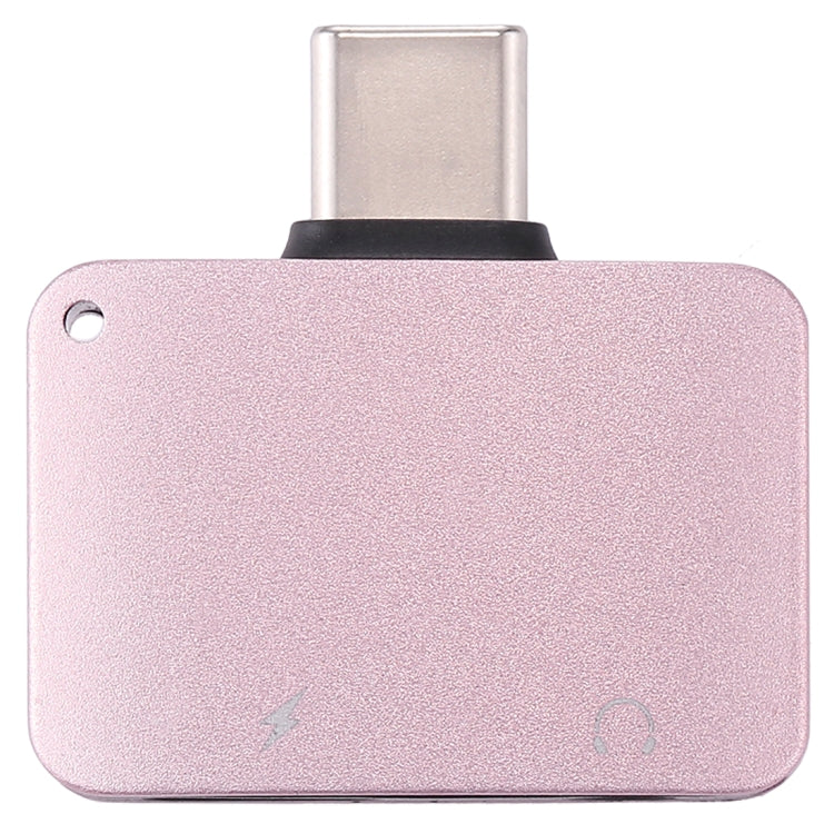 USB-C / Type-C Male to USB-C / Type-C Female Charger & 3.5mm Female Audio Adapter, For Galaxy S8 & S8 + / LG G6 / Huawei P10 & P10 Plus / Oneplus 5 / Xiaomi Mi6 & Max 2 and other Smartphones