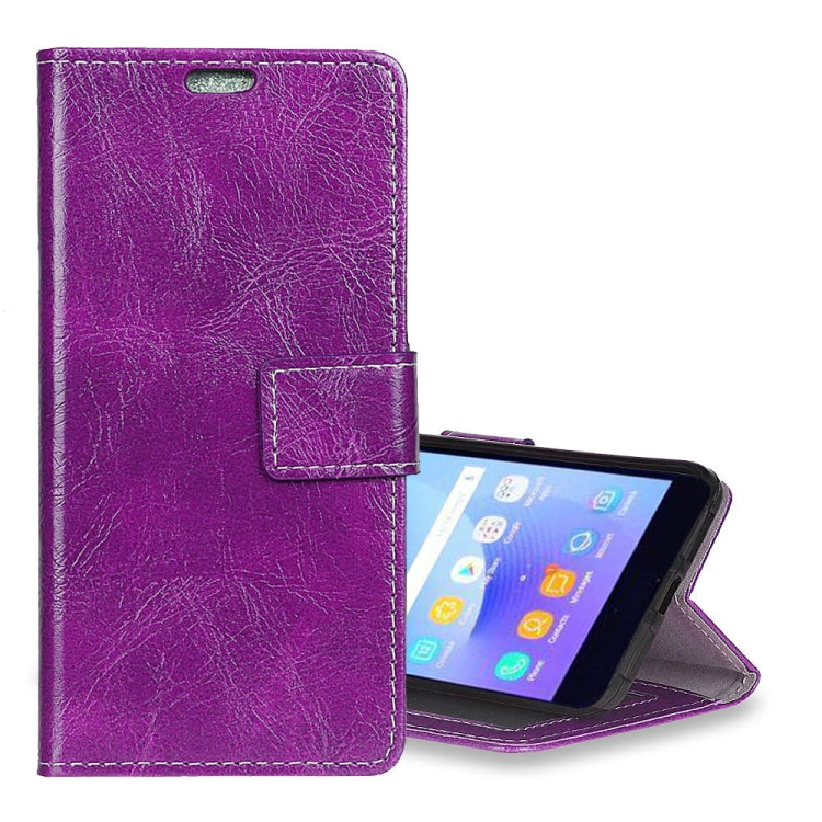 For Galaxy C7 (2017) / J7 Plus / C8 PU Leather Protective Back Cover Case with Holder & Card Slots & Wallet