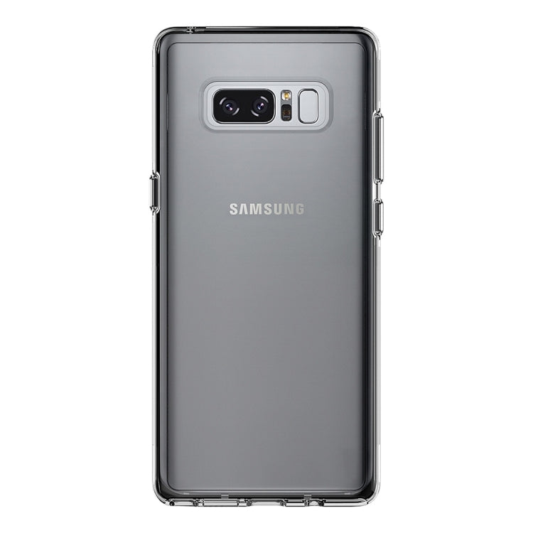 For Galaxy Note 8 PC + TPU Transparent Shockproof Protective Back Cover Case