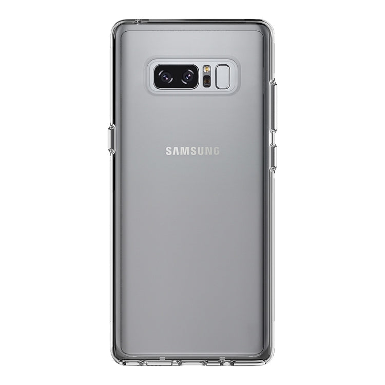 For Galaxy Note 8 PC + TPU Transparent Shockproof Protective Back Cover Case