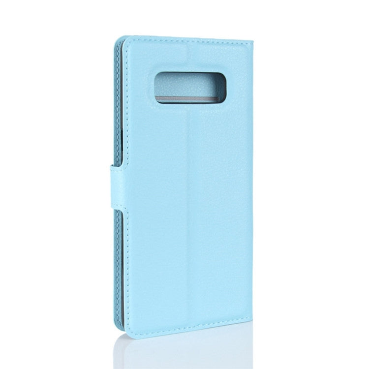For Galaxy Note 8 Litchi Texture Horizontal Flip Leather Case with Holder & Card Slots & Wallet