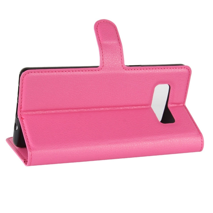 For Galaxy Note 8 Litchi Texture Horizontal Flip Leather Case with Holder & Card Slots & Wallet