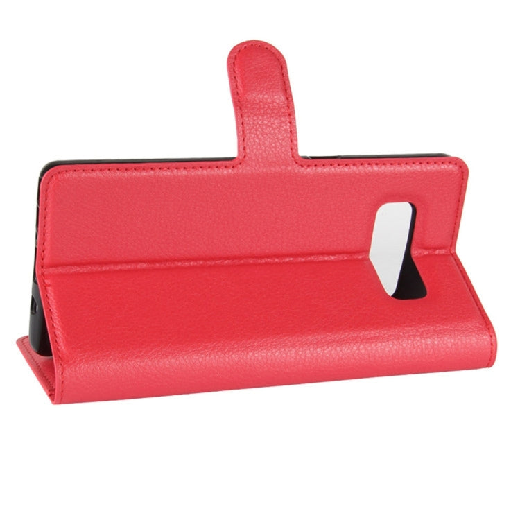 For Galaxy Note 8 Litchi Texture Horizontal Flip Leather Case with Holder & Card Slots & Wallet