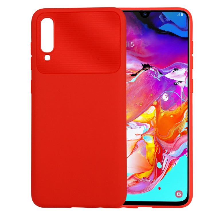 Beetle Series Shockproof TPU Case for Galaxy A70(Red)