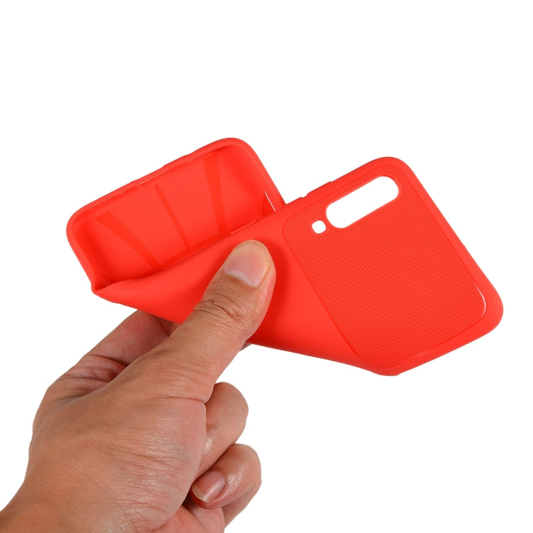 Beetle Series Shockproof TPU Case for Galaxy A70(Red)