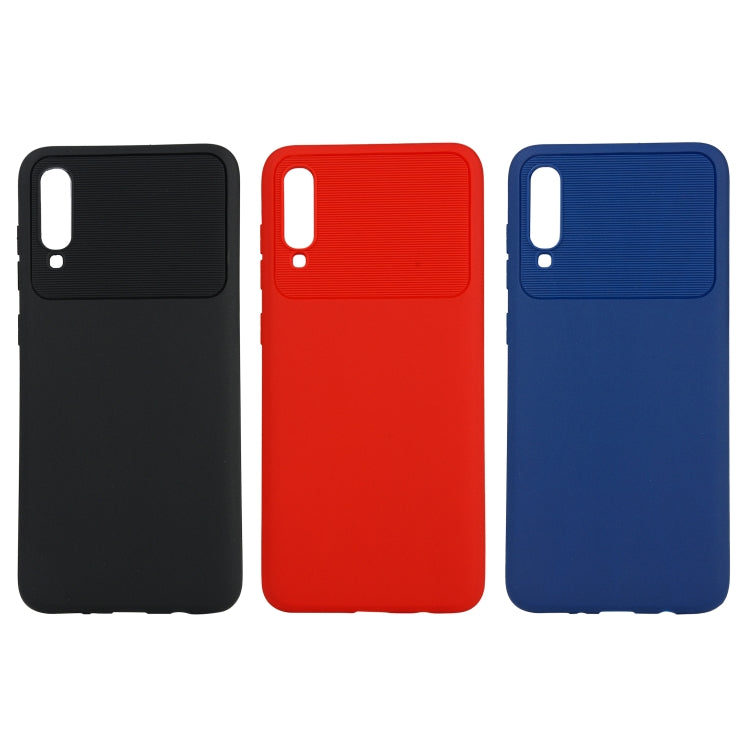 Beetle Series Shockproof TPU Case for Galaxy A70(Red)