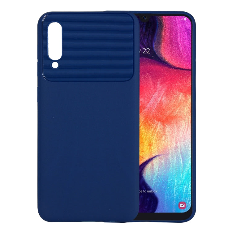 Beetle Series Shockproof TPU Case for Galaxy A50 (Blue)