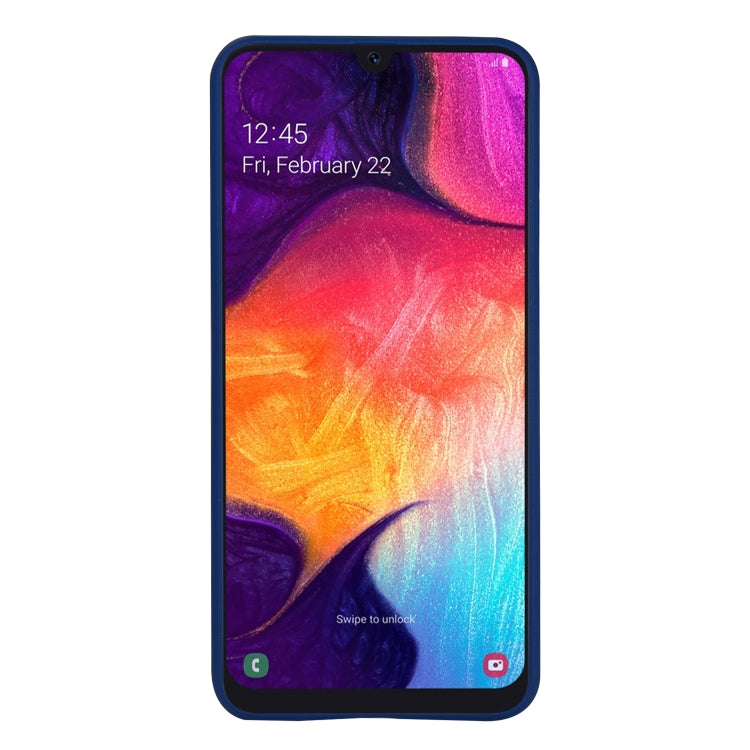 Beetle Series Shockproof TPU Case for Galaxy A50 (Blue)