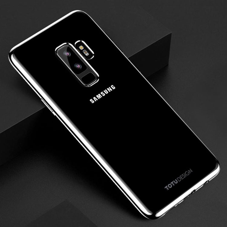 TOTUDESIGN Jane Series for Galaxy S9+ Electroplating TPU Protective Back Case (Silver)