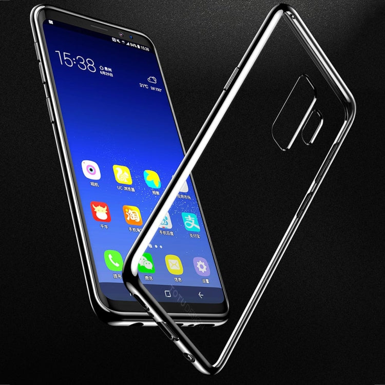 TOTUDESIGN Jane Series for Galaxy S9+ Electroplating TPU Protective Back Case (Silver)