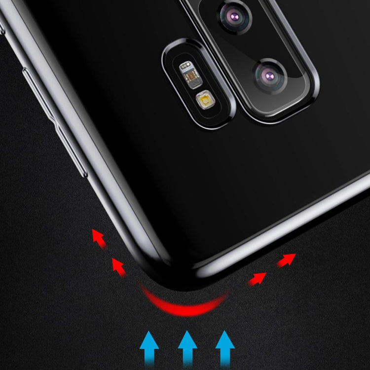 TOTUDESIGN Jane Series for Galaxy S9+ Electroplating TPU Protective Back Case (Silver)