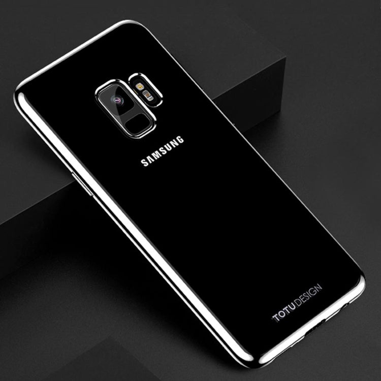 TOTUDESIGN Jane Series for Galaxy S9 Electroplating TPU Protective Back Case (Silver)