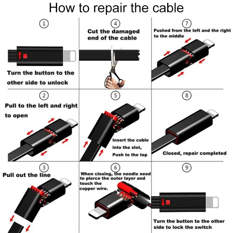 1.5m USB to Micro USB Repairable Charging & Sync Data Cable, For Galaxy, HTC, Google, LG, Sony, Huawei, Xiaomi, Lenovo and Other Android Phone