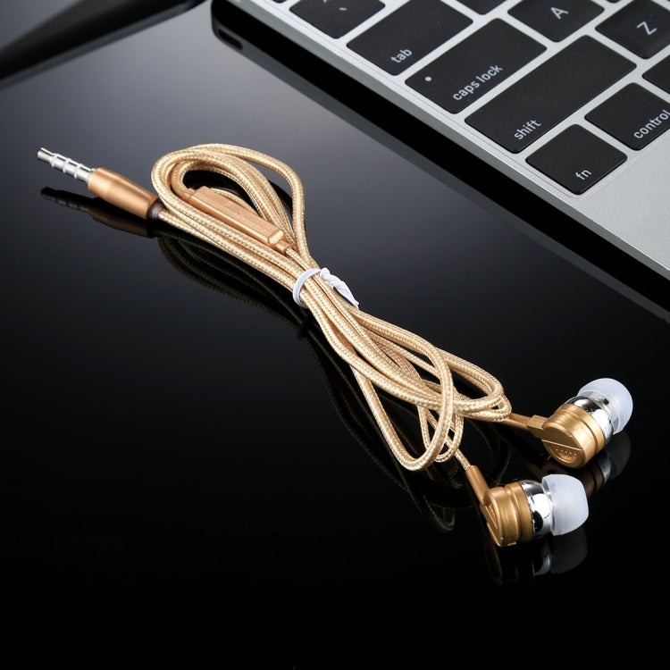 E-03 1.2m Bass Stereo Sound In-ear Wire Control Earphone with Mic, For iPhone, iPad, Galaxy, Huawei, Xiaomi, LG, HTC and Other Smartphones