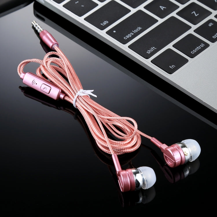 E-03 1.2m Bass Stereo Sound In-ear Wire Control Earphone with Mic, For iPhone, iPad, Galaxy, Huawei, Xiaomi, LG, HTC and Other Smartphones